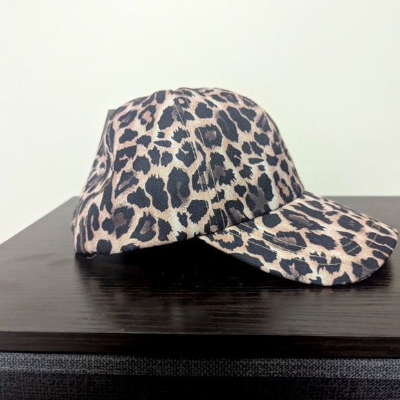 Accessories - - NWT Leopard Print Baseball Cap